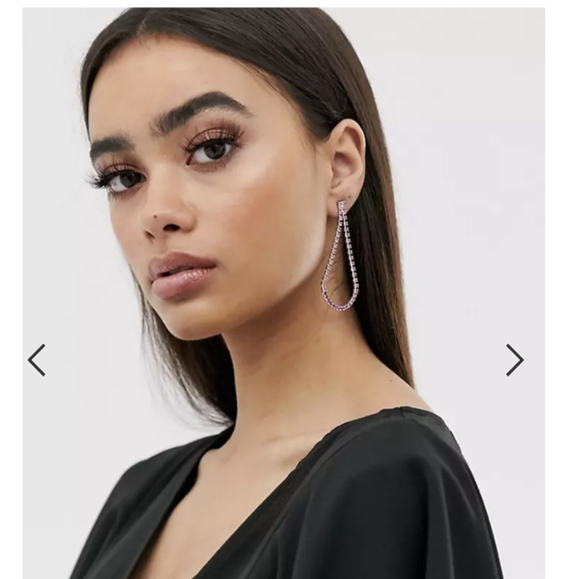 Krystal London Swarovski Chrystal Bell Chandelier Earrings - Picture 2 of 4